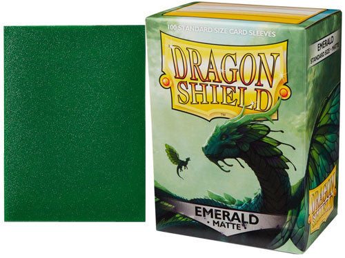 Dragon Shield 100ct Box Deck Protector Matte Emerald