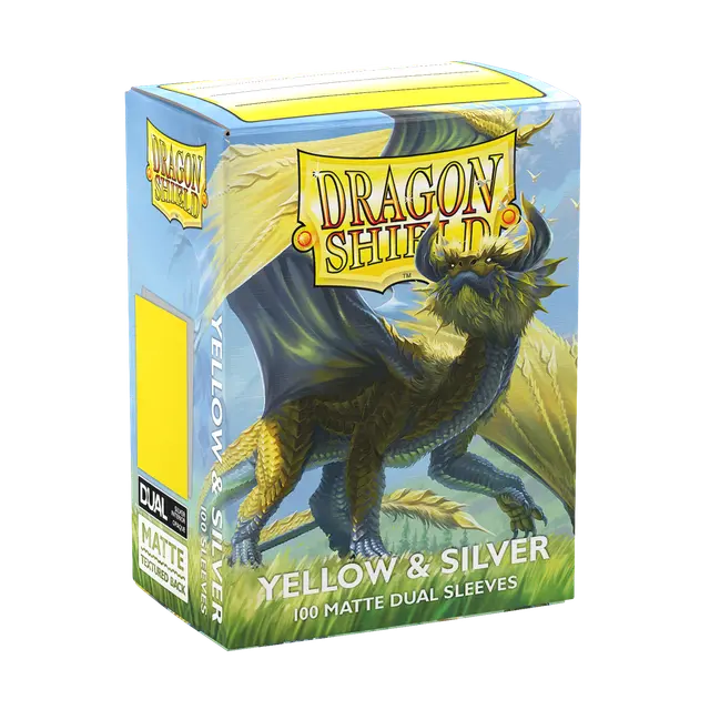 Dragon Shield: 100ct Yellow and Shield