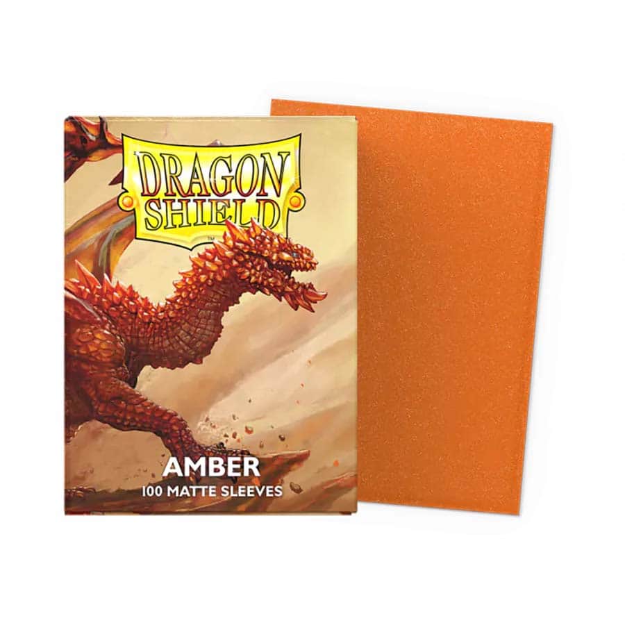 Dragon Shield Sleeves: Matte Amber (100 ct.)